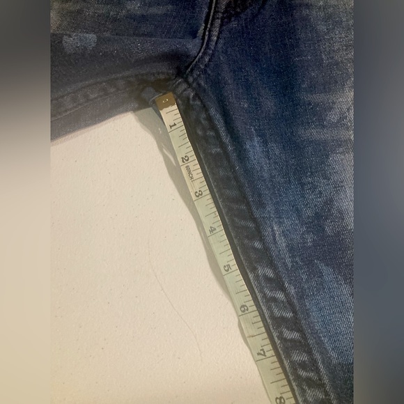 Vintage 2014 True Religion Straight w/flaps in Rare “INDIGO CAMO” wash 32”x33.5” - Picture 4 of 13
